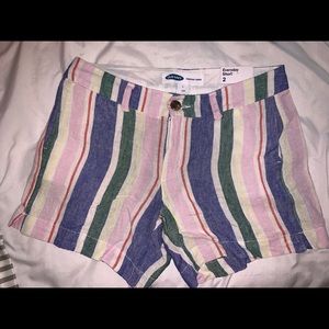 Shorts striped multicolored Old Navy
